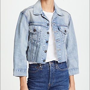 Levi’s Cropped Denim Jacket Size 1 XS